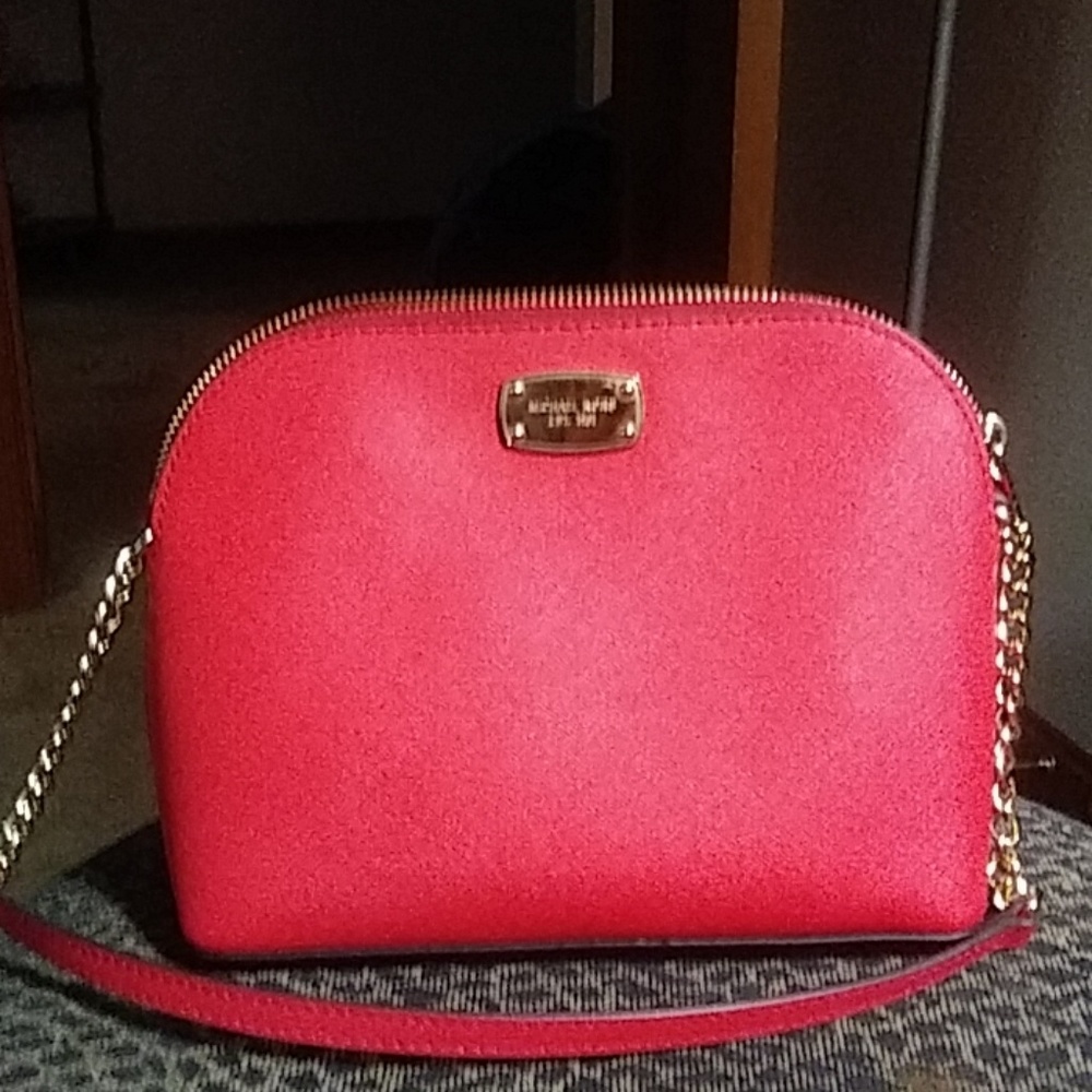 Beautiful Michael Kors Red bag.